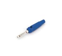 10Pcs Brass Nickel Plated 4mm Male Screw Type Stackable Plug Connector NWPNLXEA(10Pcs Blue)