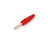 10Pcs Brass Nickel Plated 4mm Male Screw Type Stackable Plug Connector NWPNLXEA(10Pcs Red)