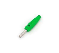 10Pcs Brass Nickel-Plated Cross 4mm Male Stackable Banana Plug Solder Type Connector NWPNLXEA(Green)