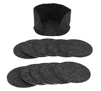10pcs Brink Coasters tasse tasse en feutre Mat d'isolation Protection PAD TABLE PLATEMAT