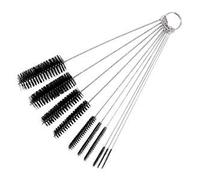10pcs Brosse de Nettoyage de buse de Tube de Bouteille en Nylon, Cure-Pipe, Brosse de Nettoyage de Paille pour Verres pour pailles, Verres, claviers, Nettoyage de Bijoux noirDesign Durable