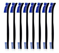 10pcs Brosses de Nettoyage en Nylon à Double Extrémité, Petit Ensemble de Brosses Nettoyage Brosse Multifonctionnelle Outil des Crevasses pour Cuisine Bijoux Petits Objets