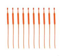 10pcs C6ub Chaînes de pneus de neige Universal Anticke réglables pour la plupart des motos et une utilisation hivernale électrique(Red)