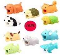 10pcs Cable Bite For Iphone Cable cord Animal Phone Accessory Protects Cute G