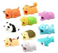 10pcs Cable Bite For Iphone Cable cord Animal Phone Accessory Protects Cute G