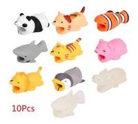10pcs Cable Bite For Iphone Cable cord Animal Phone Accessory Protects Cute G