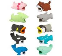 10pcs Cable Bite For Iphone Cable Cord Animal Phone Accessory Protects Cute G