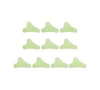 10pcs Camping Luminous Wind Rope Buckles Glow in the Dark Plastic Triangle Buckles Tent Rope Adjuster Safety Buckle Outdoor Camping Tent Accessories