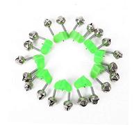 10pcs Canne À Pêche Bite Clochettes Pêche Alerte De Grève Astuce Pince Clip Poissons-appâts Accessoires D'alarme