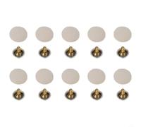 10pcs Car Roof Buckles pour headliner Repair Rivets Nylon 10pcs | Nylon and metal mix, rust- pour proof coating, light color matches interiors, 20mm diameter, easy manual install