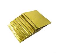 10PCS Car Sound Deadening Mat 5mm Butyl Aluminum