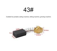 10Pcs Carbon brush Drill grinder replacement graphite copper spare parts for motors graphite brush IINKUEYK(3)