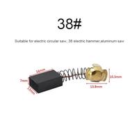 10Pcs Carbon brush Drill grinder replacement graphite copper spare parts for motors graphite brush NWPNLXEA(38)