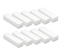 10pcs carré blanc éponge lime à ongles art tampon ponçage ponçage bloc grit manucure polisseuse nail art conseils d'outils outils