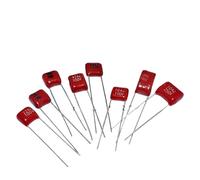 10pcs CBB capacitor 102 222 332 103 223 473 683 104 224 334 474 105 225 100NF 100V Metallized Polypropylene Film Capacitor MQXFCZUX(100V332 P5)