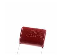 10pcs CBB22 225J400V 400V225J 2.2uF 400V 5% P20 Foot Distance 20mm Metallized Polypropylene Film Capacitor EKFBQBGW