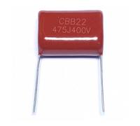 10pcs CBB22 film capacitor 400V475J 4.7uF P=25MM AUOQKQUT