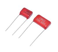 10pcs CBB22 P10MM 15MM metallized polypropylene film capacitor 630 v 104 0.1 0.1 uF uF EKFBQBGW(P15MM)