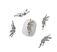 10pcs Charmes À Ongles De Papillon Diamants Metallins Art Papillons Accessoires Manucure Accessoires Manucure