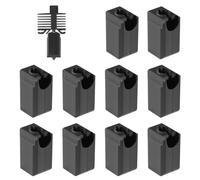 10pcs Chaussette Silicone Imprimante 3D Compatibles avec l'Extrudeuse en Carbone Bambu Lab X1 X1C P1P P1S, Résistantes aux Hautes Températures Manchon en Silicone pour Bloc Chauffant