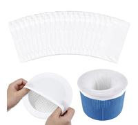 10pcs Chaussette Skimmer Piscine,Chaussettes Filtre Piscine Pool Prefiltre Skimmer de Surface Intex,Nettoyage et Accessoires pour Filet Piscine,Balle Filtrante Floculant Panier Net Skim Flottant