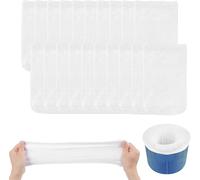 10pcs Chaussette Skimmer Piscine,Pool Panier Net Chaussettes Filtre Accessoires,Spa Fine Filtrant Prefiltre Filet Chausette Extra Lot,Nettoyage Surface Filtration Tissus Epuisette Netskim pour Boite