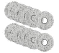 10PCS Chiffon de Nettoyage Rechange Serpillières pour Xiaomi X20+, X10+, pour Dreame L10s Pro Ultra Heat, X40 Ultra, L20 Ultra, L10 Ultra,L10s Ultra,Aspirateurs ECOVACS DEEBOT modèles X1 et T10 Turbo
