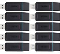 10PCS clé USB Kingston 64Go Kingston DataTraveler Exodia DTX/64GB Clé USB 3.2 Gen 1 avec capuchon de protection et anneaux