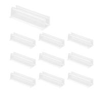 10pcs Clip Fixation Guirlande Lumineuse Néon pour Govee, Supports Guirlande Lumineuse Néon Transparents Adhésifs Clips Fixation Bande LED Étanches pour Bois Verre Marbre Carrelage