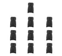 10pcs Clips De Raccordement Noire Molle Sangles Sac Bandouliere Sac a Dos Clip Boucle