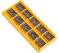 10pcs CNC Carbide Tips Inserts Blade Cutter Lathe Turning Tool With Box