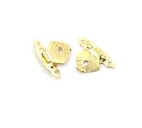 10PCS Coffret Cadeau décoratif Moraillon Loquet Mini Fer Antique Feuille HASP Case en Bois pour Maison Finuture Fermoir à Boucle de Verrouillage