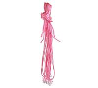 10pcs Collier à Pendentif Mini Tétine pour Jeu Ne Pas Dire Bébé, Accessoire Fête Naissance Baby Shower Cadeau Favori Coloré- Rose