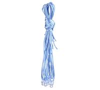 10pcs Collier à Pendentif Mini Tétine pour Jeu Ne Pas Dire Bébé, Accessoire Fête Naissance Baby Shower Cadeau Favori Coloré- Bleu Clair