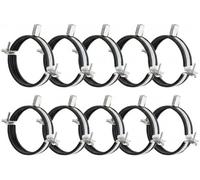 10pcs, Collier de Serrage 80mm Avec Joint en Caoutchouc, Filetage M8/M10, Support en Acier Pour Tuyau de Ventilation, Gaine Spiralée ou Descente D’eau, Montage Mural ou Plafond, de Steinberg14