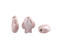 10pcs coloré mignon petit poisson perles, poissons en céramique entretoise perles en vrac charmes pour la fabrication de bracelets bricolage accessoires