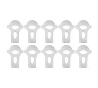 10Pcs Compressor Intake Valve Plate | Cast Iron Tongue Pump Maintenance Accessories for Cylinder 90 | High Mechanical Strength & Abrasion Resilience | Sturdy Replacement Part