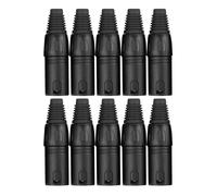 10pcs Connecteur XLR Male 3-Pin Adaptateur Cable Audio Haut-Parleur Microphone
