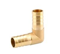 10pcs Connector Copper Air Fuel Water Tube Brass Pipe Fitting Barbed Joint Coupler For 4mm 5 6 8 10 12(Elbow,16mm (10pcs))