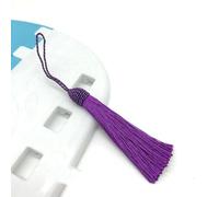 10pcs Corde à Suspendre Glands en Soie Frange Couture Bang Gland Garniture Glands clés pour Bricolage embellir Rideau Fabrication de Bijoux accessoires-10PCS, Rouge Violet
