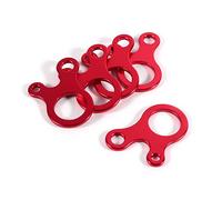 10pcs Corde tendeur, en Alliage d'aluminium Corde régleurs Tente Guyline Cordon régleur Paracord tendeur pour Camping en Plein air, randonnée, randonnée pédestre