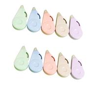 10Pcs Correction Tape Roller 8mx5mm White Out Quick Drying Corrective Total 80m for Writing Journaling Noting Office Correction Tape