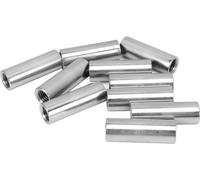 10Pcs Coupling Nut Female Thread Round Rod Connector 304 Stainless Steel M10x1.5 14 L40mm