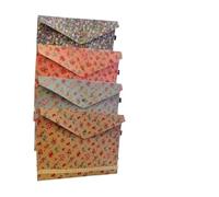 10pcs Creative Vintage Dots Flower Fabric A4 Documents File Bag Cute Files Folder Student Storage Stationery School Office Supplies Random style Pour Bureau