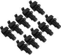 10PCS Crochet Clip pare-soleil 83715 SHJ A21ZA Noir Crochet Porte coulissante Kit Clip pare-soleil pour Odyssey 2005 à 2010