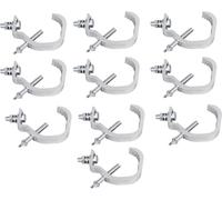10PCS Crochet de Lumière de Scène Aluminium Multifonctionnel Pince de Lumière de Scène Large pour Concert