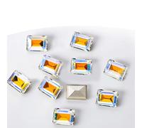 10pcs Crystals De Ongles Nail Art Rignestones Point Arrière Charmes Pierres Pour Ongles Décorations Makeup Vêtements Chaussures Crystals Rignestones Glues Pour En Acrylique