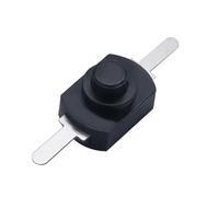 10pcs DC 30V 1A Black On Off Push Button Switch for Torch