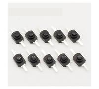 10pcs DC 30V 1A Black On Off Push Button Switch for Torch