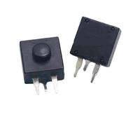 10pcs DC 3Pin Black Push Button Switch for Torch 3P 2 Rows 30A 1V On-Off-On Flashlight Switchs NWPNLXEA